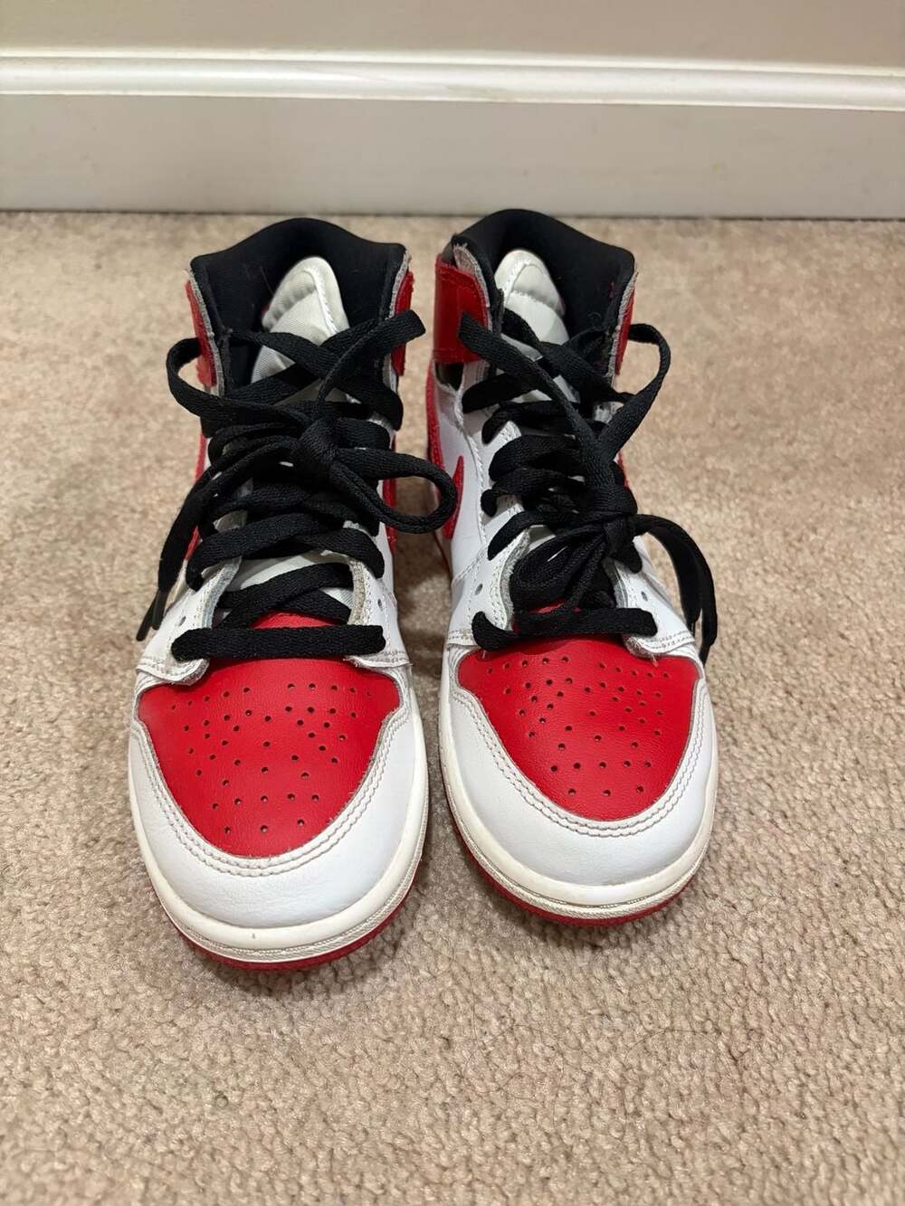 Air Jordan 1 Retro High OG GS Heritage Chicago Black AQ2664-161 Youth Size 3Y